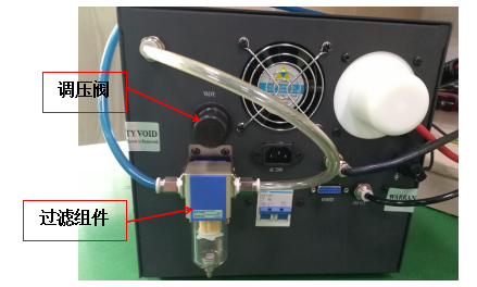 【赢咖7】大气等离子清洗机上的气动调压阀和相应过滤组件